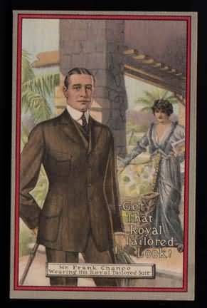 1910 Royal Clothes Trade Card Chance